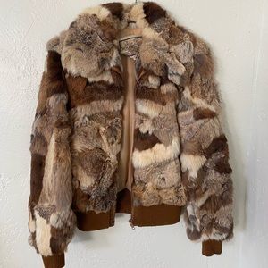 Vintage Rabbit Fur Jacket